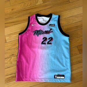 Nike Miami Butler 22 Jersey - Pink and Light Blue